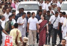ഭാരത് ജോഡോ യാത്രയിൽ രാഹുല്ഗാന്ധിക്കൊപ്പം സോണിയാ ഗാന്ധിയും
