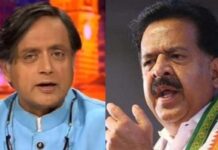 കോൺഗ്രസ് അധ്യക്ഷനാകാൻ തരൂരിന് യോഗ്യതയില്ല: രമേശ് ചെന്നിത്തല