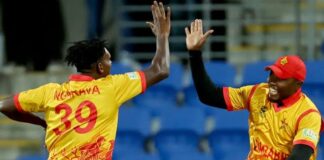 ടി20 ലോകകപ്പിലെ യോഗ്യതാ പോരാട്ടത്തില് അയര്ലന്ഡിനെ തകര്ത്ത് സിംബാബ്വെ