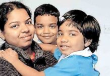 ബ്രിട്ടനില് കൊല്ലപ്പെട്ട മലയാളി നഴ്സിന്റെയും മക്കളുടെയും മൃതദേഹം നാട്ടിലെത്തിച്ചു