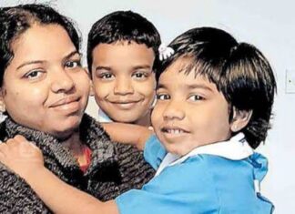 ബ്രിട്ടനില് കൊല്ലപ്പെട്ട മലയാളി നഴ്സിന്റെയും മക്കളുടെയും മൃതദേഹം നാട്ടിലെത്തിച്ചു
