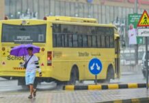 കാലാവസ്ഥാ മുന്നറിയിപ്പ് തുടരുന്നു; യുഎഇയിൽ സ്കൂളുകളിൽ നിന്ന് വിദ്യാർത്ഥികളെ നേരത്തെ വീടുകളിലേക്ക് അയച്ചു