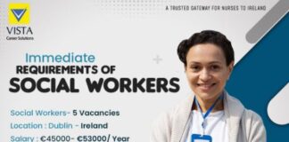 അയർലൻഡിലുള്ള സോഷ്യൽ വർക്കേഴ്സിന് മികച്ച അവസരം
