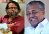 നവോത്ഥാനം എന്ന പദം ഉച്ചരിക്കാനുള്ള യോഗ്യത പോലും മുഖ്യമന്ത്രി നഷ്ടമാക്കി; വിമര്ശനവുമായി നടന് ഹരീഷ് പേരടി