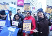 ബ്രിട്ടനിൽ ഇന്നും നാളെയും നഴ്സുമാർ പണിമുടക്കും; ആംബുലൻസ് ജീവനക്കാരും സമരത്തിൽ