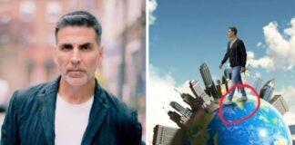 ഇന്ത്യൻ മാപ്പിൽ ചവിട്ടി നിൽക്കുന്ന ചിത്രത്തിന് നേരെ പ്രതിഷേധം ശക്തം; പോസ്റ്റ് പിൻവലിക്കാതെ അക്ഷയ് കുമാർ