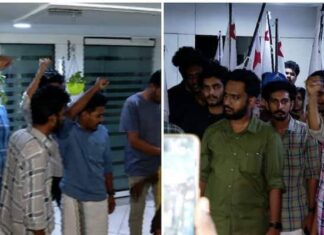 ഏഷ്യാനെറ്റ് ന്യൂസ് കൊച്ചി റീജിയണൽ ഓഫീസിൽ എസ് എഫ് ഐ പ്രവർത്തകർ അതിക്രമിച്ചു കയറിയ സംഭവത്തിൽ ജില്ലാ നേതാക്കളടക്കം എട്ടുപ്രതികൾ അറസ്റ്റിൽ