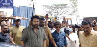 ബസൂക്കയിൽ മമ്മുട്ടി അഭിനയിച്ചു തുടങ്ങി