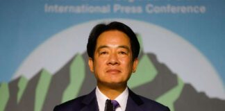 ലായ് ചിംഗ് തേ പുതിയ തായ്വാൻ പ്രസിഡന്റ്