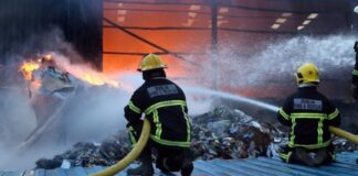 ഡബ്ലിനിൽ റീസൈക്ലിംഗ് കേന്ദ്രത്തിൽ വൻ തീപിടിത്തം