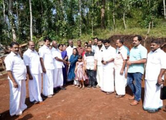 ക്രാന്തിയുടെ കരുതലിൻ കൂടിന് തുടക്കമായി; വീടിനു എംഎം മണി തറക്കല്ലിട്ടു
