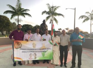 ഐഒസി ഫ്ലോറിഡ ചാപ്റ്റർ റിപ്പബ്ലിക്ക് ദിനം ആഘോഷിച്ചു