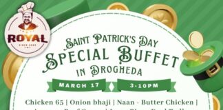 റോയൽ റെസ്റ്റോറന്റിൽ Saint Patrick’s Day Special Buffet