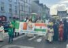 St.Patrick’s day പരേഡിൽ പങ്കു ചേർന്ന് ബാലിനസ്ലോ മലയാളി കൂട്ടായ്മ