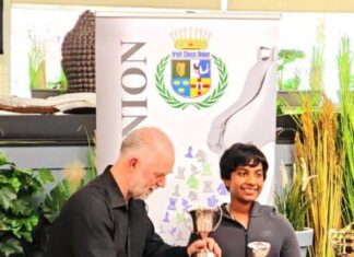 റോഹൻ സലിൻ U16 ഐറിഷ് ചെസ്സ് ചാമ്പ്യനായി
