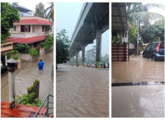 കൊച്ചിയിൽ അതിശക്തമായ മഴ; ലഘുമേഘവിസ്ഫോടനമെന്ന് കുസാറ്റ്