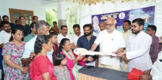 ക്രാന്തിയുടെ “കരുതലിൻ കൂടിന്റെ” താക്കോൽദാന കർമ്മം എം. എ. ബേബി നിർവഹിച്ചു