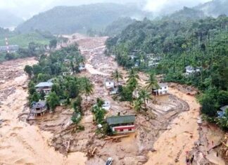 വയനാട് ഉരുൾപൊട്ടൽ മരണം 83 ആയി; മുണ്ടകൈയിൽ വീണ്ടും മലവെള്ളപ്പാച്ചിൽ