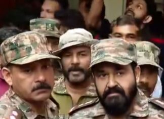 വയനാട്ടിലെ ഉരുൾപൊട്ടൽ ദുരന്തത്തിൽപ്പെട്ടവർക്ക് ആശ്വാസമേകാൻ ലെഫ്റ്റനന്റ് കേണൽ മോഹൻലാൽ എത്തി