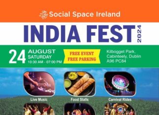 സോഷ്യൽ സ്പേസ് അയർലണ്ട് ഒരുക്കുന്ന “INDIA FEST” ഓഗസ്റ്റ് 24ന് ഡബ്ലിനിൽ