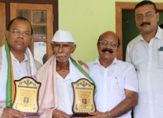 ഗാന്ധി സ്മൃതി പുരസ്കാര സമർപ്പണം… ഗാന്ധിയൻ കെ റ്റി ശങ്കരനും അയർലണ്ടിലെ പ്രവാസി മലയാളിയും ജീവകാരുണ്യ പ്രവർത്തകനുമായ എം എം ലിങ്ക് വിൻസ്റ്റാറിനും