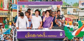 ഉപതെരഞ്ഞെടുപ്പ് പ്രചാരണം; പ്രിയങ്ക ഗാന്ധി വയനാട്ടിലെത്തി