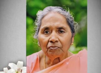 അയർലണ്ട് മലയാളി ഷാജി ആര്യമണ്ണിലിന്റെ മാതാവ് പെണ്ണമ്മ ടീച്ചർ നിര്യാതയായി