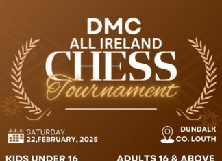 DMC ALL IRELAND CHESS TOURNAMENT 2025 ഫെബ്രുവരി 22ന്