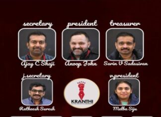 ക്രാന്തി അയർലണ്ടിന് നവനേതൃത്വം; അജയ്. സി. ഷാജി സെക്രട്ടറി, അനൂപ് ജോൺ പ്രസിഡൻ്റ്