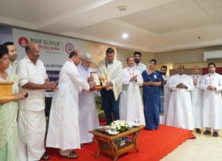 ഓസ്ട്രേലിയൻ മന്ത്രി ജിൻസൺ ആന്റോ ചാൾസിന് മാർ സ്ലീവാ മെഡിസിറ്റിയിൽ സ്വീകരണം നൽകി