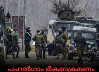 പഹൽഗാം ഭീകരാക്രമണം: മരിച്ചവരിൽ ഒരു മലയാളി; 26 പേരെ തിരിച്ചറിഞ്ഞു