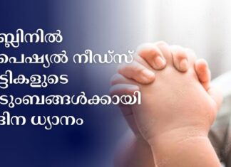 ഡബ്ലിനിൽ സ്പെഷ്യൽ നീഡ്സ് കുട്ടികളുടെ കുടുംബങ്ങൾക്കായി ദ്വിദിന ധ്യാനം