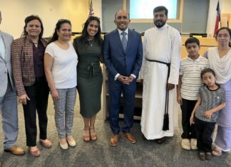 സജി ജോര്ജ് സണ്ണിവെയ്ല് സിറ്റി മേയറായി സത്യപ്രതിജ്ഞ ചെയ്തു