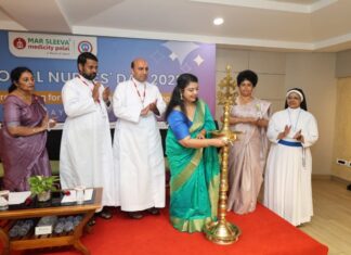 മാർ സ്ലീവാ മെഡിസിറ്റിയിൽ അന്താരാഷ്ട്രാ നഴ്സസ് ദിനാചരണം നടത്തി