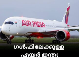 ഗൾഫിലേക്കുള്ള എയർഇന്ത്യ സർവീസുകൾ ഉടൻ പുനരാരംഭിക്കും