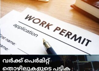 വർക്ക് പെർമിറ്റ് തൊഴിലുകളുടെ പട്ടിക സർക്കാർ പുനഃപരിശോധിക്കും