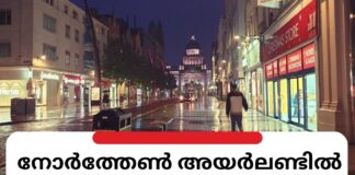 നോർത്തേൺ അയർലണ്ടിൽ മലയാളികൾക്ക് നേരെ ആക്രമണം; രണ്ട് പേർക്ക് പരിക്ക്
