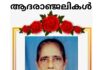 ലൂക്കൻ മലയാളി ക്ലബ് പ്രസിഡന്റ് ബിജു വൈക്കത്തിന്റെ മാതാവ് ഇടക്കുന്നത്ത് മേരി ജോസഫ് അന്തരിച്ചു