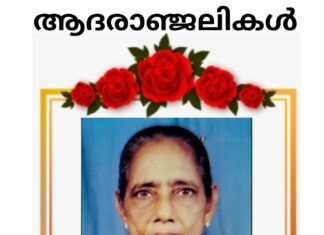 ലൂക്കൻ മലയാളി ക്ലബ് പ്രസിഡന്റ് ബിജു വൈക്കത്തിന്റെ മാതാവ് ഇടക്കുന്നത്ത് മേരി ജോസഫ് അന്തരിച്ചു
