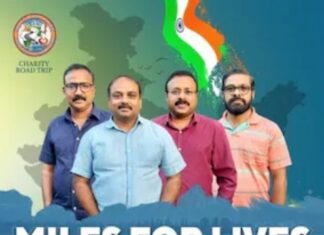 ഐറിഷ് കാൻസർ സൊസൈറ്റിക്കായി ധനസമാഹരണം; സാഹസിക യാത്രയ്ക്കൊരുങ്ങി നാല് മലയാളികൾ