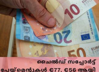 ചൈൽഡ് സപ്പോർട്ട് പേയ്മെന്റുകൾ €77, €56 ആയി ഉയർത്താൻ നിർദ്ദേശം