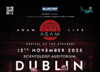 കാർണാറ്റിക് പ്രോഗ്രസീവ് റോക് ബാൻഡ് “AGAM” ഡബ്ലിനിൽ എത്തുന്നു