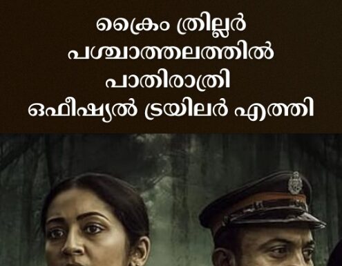 ക്രൈം ത്രില്ലർ പശ്ചാത്തലത്തിൽ പാതിരാത്രി ഒഫീഷ്യൽ ട്രയിലർ എത്തി