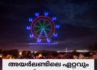 അയർലണ്ടിലെ ഏറ്റവും വലിയ ഡ്രോൺ ഷോയുമായി വിന്റർവാൾ ഫെസ്റ്റിവൽ