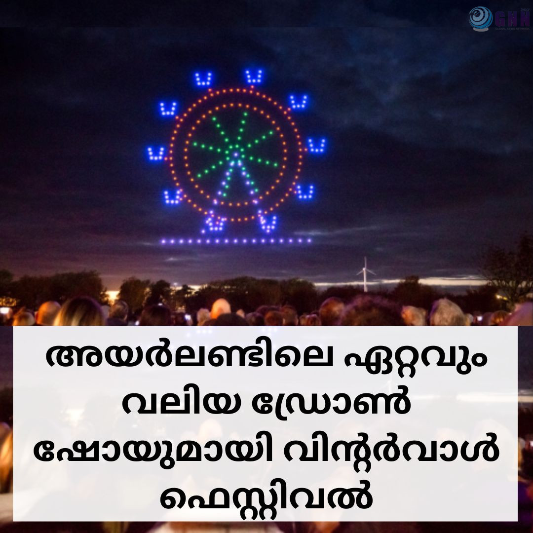 അയർലണ്ടിലെ ഏറ്റവും വലിയ ഡ്രോൺ ഷോയുമായി വിന്റർവാൾ ഫെസ്റ്റിവൽ