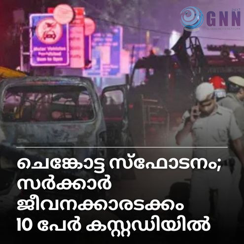 ചെങ്കോട്ട സ്ഫോടനം; സർക്കാർ ജീവനക്കാരടക്കം 10 പേർ കസ്റ്റഡിയിൽ
