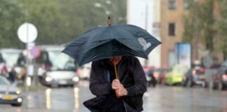 ശക്തമായ മഴയും കാറ്റും; ഏഴ് കൗണ്ടികളിൽ യെല്ലോ അലേർട്ട്