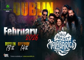 ‘സിത്താര’സംഗീത രാവിന് ഒരുങ്ങി അയർലണ്ട്; “Sithara’s Project Malabaricus” മ്യൂസിക് ഷോ ഡബ്ലിനിലും ഗാൽവേയിലും