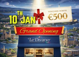 ഇന്റീരിയറിന് ഇറ്റാലിയൻ പ്രൗഢിയേകാം.. Le Divano Italia കോർക്ക് ഷോറൂം ഉദ്ഘാടനം ജനുവരി 10ന്