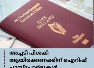 അച്ചടി പിശക്: ആയിരക്കണക്കിന് ഐറിഷ് പാസ്പോർട്ടുകൾ തിരിച്ചുവിളിച്ചു